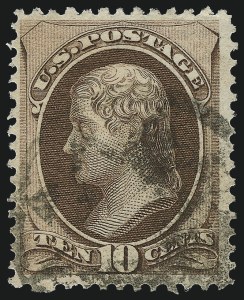 Sale 1014, Lot 1370, 1870-71 National Bank Note Co. Grilled Issues (Scott 134-139)