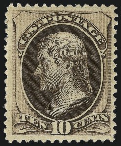Sale 1014, Lot 1406, 1873 Continental Bank Note Co. Issue (Scott 156-166)