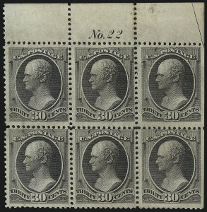 Sale 1014, Lot 1411, 1873 Continental Bank Note Co. Issue (Scott 156-166)