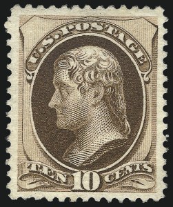 Sale 1014, Lot 1419, 1875-87 Continental and American Bank Note Co. Issues (Scott 175-218)