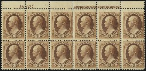 Sale 1014, Lot 1444, 1875-87 Continental and American Bank Note Co. Issues (Scott 175-218)