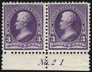Sale 1014, Lot 1456, 1890-93 Issue (Scott 219-229)