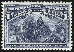 Sale Number 1014, Lot Number 1466, 1c-4c 1893 Columbian Issue (Scott 230-233)