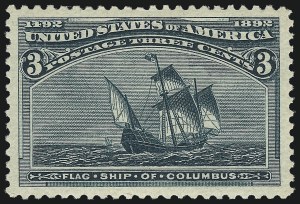Sale 1014, Lot 1474, 1c-4c 1893 Columbian Issue (Scott 230-233)