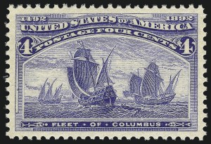 Sale 1014, Lot 1480, 1c-4c 1893 Columbian Issue (Scott 230-233)