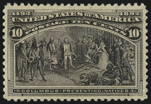 Sale 1014, Lot 1501, 5c-15c 1893 Columbian Issue (Scott 234-238)