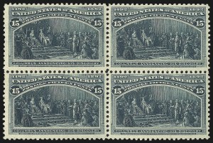 Sale 1014, Lot 1508, 5c-15c 1893 Columbian Issue (Scott 234-238)