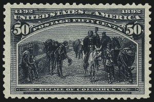 Sale 1014, Lot 1522, 30c-50c 1893 Columbian Issue (Scott 239-240)