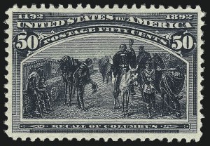 Sale 1014, Lot 1523, 30c-50c 1893 Columbian Issue (Scott 239-240)