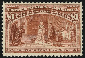 Sale 1014, Lot 1530, $1.00-$3.00 1893 Columbian Issue (Scott 241-243)