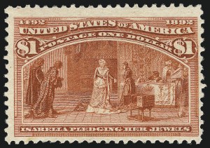 Sale 1014, Lot 1532, $1.00-$3.00 1893 Columbian Issue (Scott 241-243)