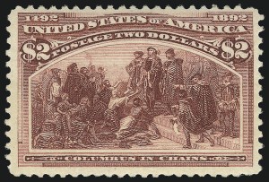 Sale 1014, Lot 1542, $1.00-$3.00 1893 Columbian Issue (Scott 241-243)