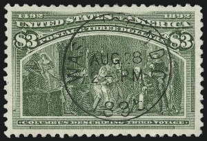 Sale Number 1014, Lot Number 1552, $1.00-$3.00 1893 Columbian Issue (Scott 241-243)