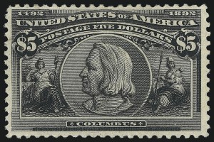 Sale 1014, Lot 1568, $4.00-$5.00 1893 Columbian Issue (Scott 244-245)