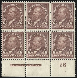 Sale 1014, Lot 1585, 1894 Unwatermarked Bureau Issue (Scott 247-263)