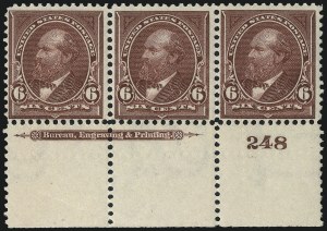 Sale 1014, Lot 1606, 1895-97 Watermarked Bureau Issues (Scott 264-282C)