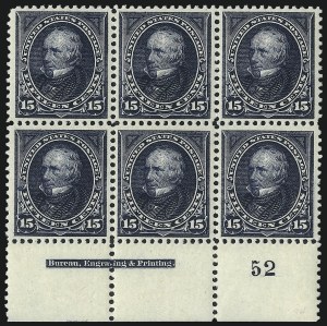Sale 1014, Lot 1609, 1895-97 Watermarked Bureau Issues (Scott 264-282C)
