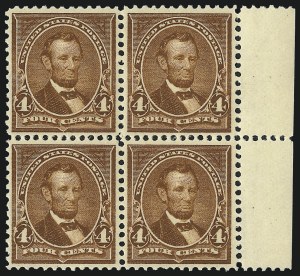 Sale 1014, Lot 1621, 1895-97 Watermarked Bureau Issues (Scott 264-282C)