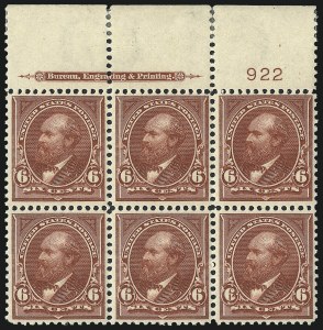 Sale 1014, Lot 1623, 1895-97 Watermarked Bureau Issues (Scott 264-282C)
