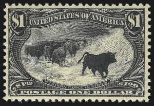 Sale 1014, Lot 1654, $1.00-$2.00 1898 Trans-Mississippi Issue (Scott 292-293)