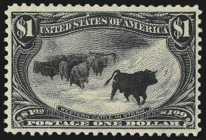 Sale 1014, Lot 1658, $1.00-$2.00 1898 Trans-Mississippi Issue (Scott 292-293)