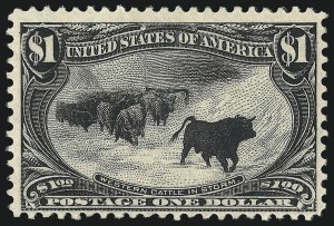 Sale 1014, Lot 1661, $1.00-$2.00 1898 Trans-Mississippi Issue (Scott 292-293)