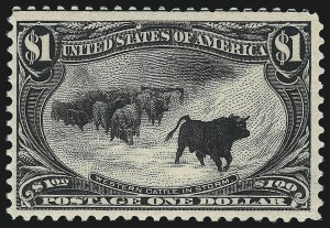 Sale 1014, Lot 1664, $1.00-$2.00 1898 Trans-Mississippi Issue (Scott 292-293)