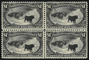 Sale 1014, Lot 1665, $1.00-$2.00 1898 Trans-Mississippi Issue (Scott 292-293)