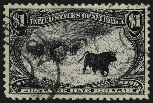 Sale 1014, Lot 1666, $1.00-$2.00 1898 Trans-Mississippi Issue (Scott 292-293)