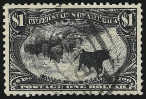 Sale 1014, Lot 1667, $1.00-$2.00 1898 Trans-Mississippi Issue (Scott 292-293)