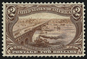 Sale 1014, Lot 1676, $1.00-$2.00 1898 Trans-Mississippi Issue (Scott 292-293)