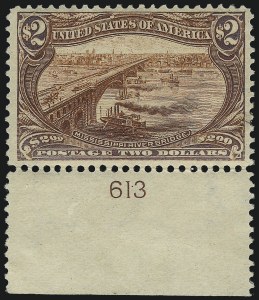 Sale 1014, Lot 1679, $1.00-$2.00 1898 Trans-Mississippi Issue (Scott 292-293)