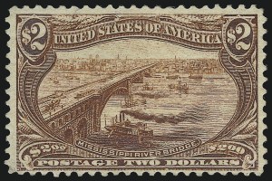 Sale 1014, Lot 1681, $1.00-$2.00 1898 Trans-Mississippi Issue (Scott 292-293)
