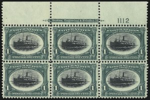 Sale 1014, Lot 1683, 1901 Pan-American Issue (Scott 294-299)