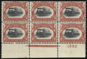 Sale 1014, Lot 1685, 1901 Pan-American Issue (Scott 294-299)