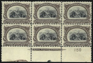 Sale 1014, Lot 1699, 1901 Pan-American Issue (Scott 294-299)