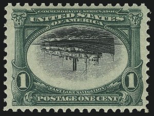 Sale 1014, Lot 1705, 1901 Pan-American Issue Inverts (Scott 294a, 295a, 296a, 296a-S)