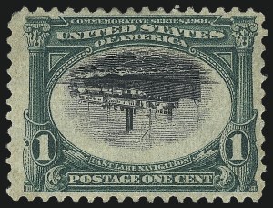 Sale 1014, Lot 1708, 1901 Pan-American Issue Inverts (Scott 294a, 295a, 296a, 296a-S)