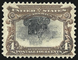 Sale 1014, Lot 1710, 1901 Pan-American Issue Inverts (Scott 294a, 295a, 296a, 296a-S)