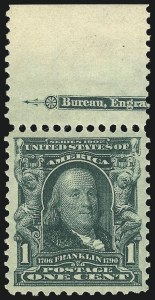 Sale Number 1014, Lot Number 1712, 1902-08 Issues (Scott 300-320a) Sale Number 1014, Lot Number 1712, 1902-08 Issues (Scott 300-320a)
