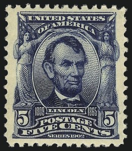Sale 1014, Lot 1724, 1902-08 Issues (Scott 300-320a)