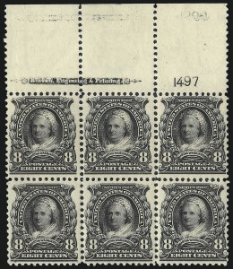 Sale 1014, Lot 1728, 1902-08 Issues (Scott 300-320a)