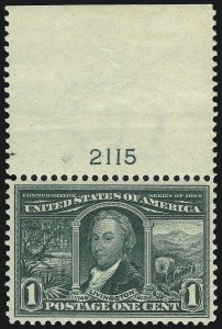 Sale 1014, Lot 1751, 1904 Louisiana Purchase, Jamestown Issues (Scott 323-330)