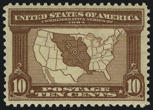 Sale 1014, Lot 1759, 1904 Louisiana Purchase, Jamestown Issues (Scott 323-330)