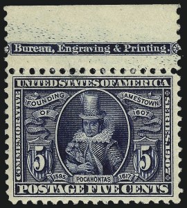 Sale 1014, Lot 1766, 1904 Louisiana Purchase, Jamestown Issues (Scott 323-330)