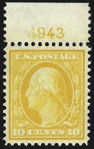 Sale 1014, Lot 1773, 1908-10 Washington-Franklin Issue (Scott 333-347)