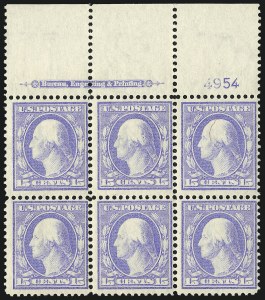 Sale 1014, Lot 1777, 1908-10 Washington-Franklin Issue (Scott 333-347)