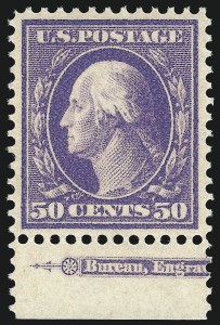 Sale 1014, Lot 1778, 1908-10 Washington-Franklin Issue (Scott 333-347)