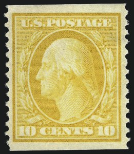 Sale 1014, Lot 1799, 1908-10 Washington-Franklin Issue Coils (Scott 348-356)