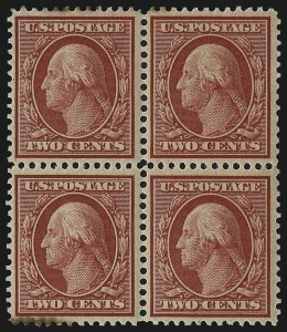 Sale 1014, Lot 1802, 1909 Washington-Franklin Bluish Paper, Incl. 4c and 8c (Scott 357-366)